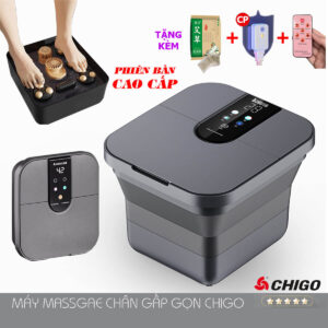 Máy Ngâm Chân CHIGO – Massage Hồng Ngoại, Sục Khí, Gấp Gọn Tiện Lợi