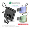 Pin Sạc Dự Phòng Remax RPP-286 10000mAh - Tích Hợp 4 Cáp Sạc & Đèn Pin Tiện Lợi
